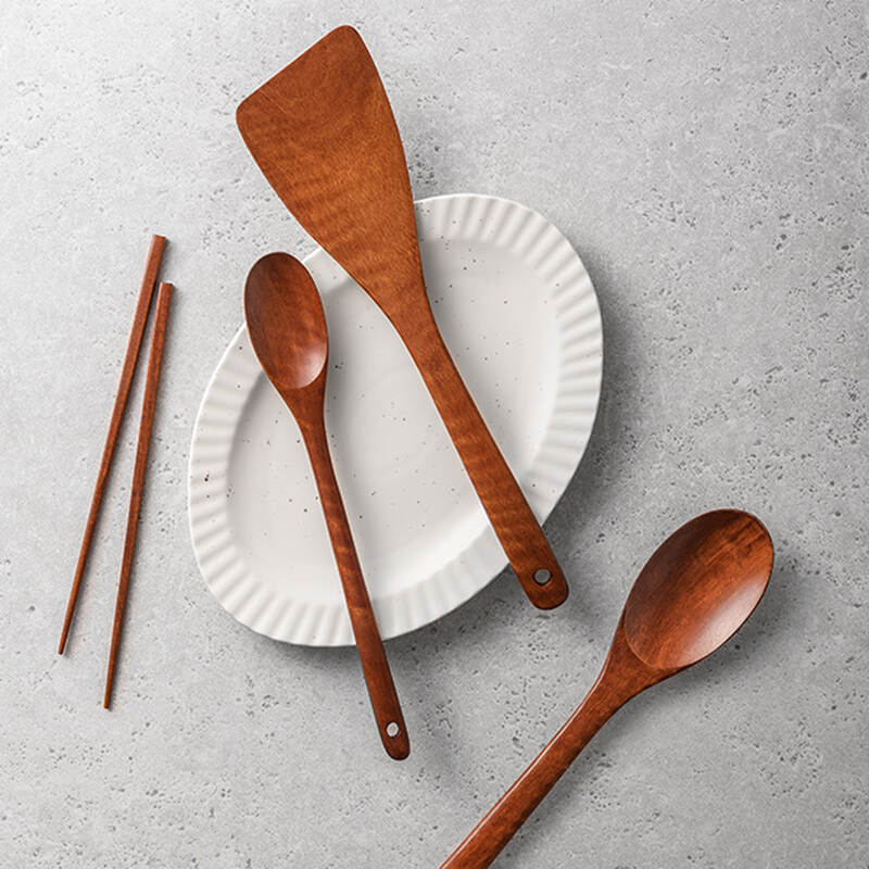 Sạn Xào Thức Ăn Bằng Gỗ Rose Wood 290x77mm - LocknLock - F00087, , large image number null